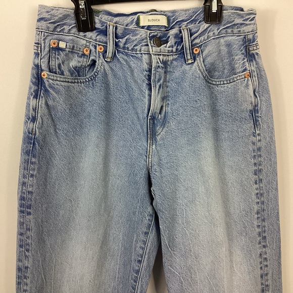 AE77 Premium Slouch Straight Leg Jeans Size 0 Regular - Picture 3 of 9